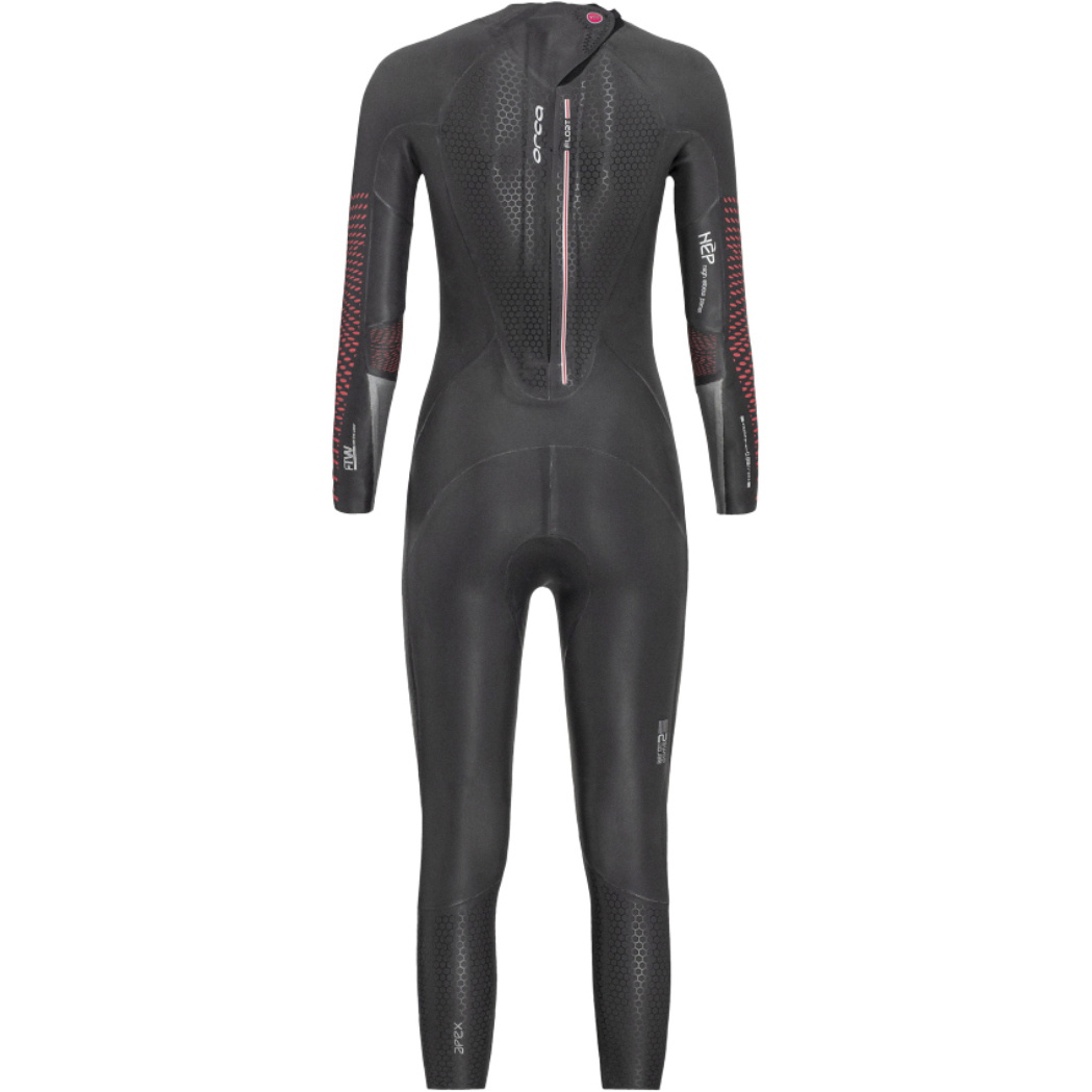 2026 Orca Womens Apex Float Swim Wetsuit V2 SN53 - Red Buoyancy
